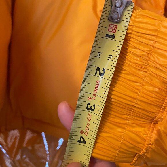 Firm! BNWT Columbia Pike Lake Omni Hooded Puffer Coat Jacket. Yellow Women's XL - Picture 11 of 14
